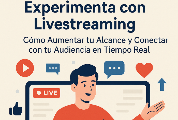 Experimenta con Livestreaming y Aumenta tu Alcance Online