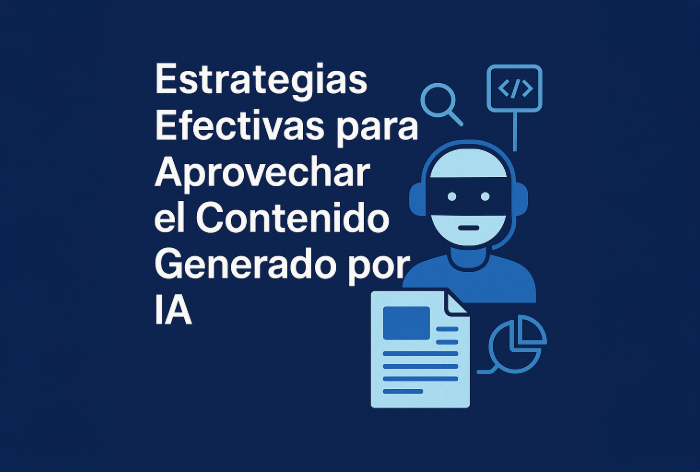 Cómo aprovechar el contenido generado por IA: Estrategias efectivas para 2025